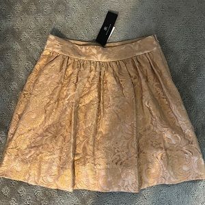 Banana republic rose gold skirt brand new